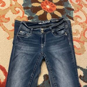 Wallflower Women's Dark Blue Skinny Jeans